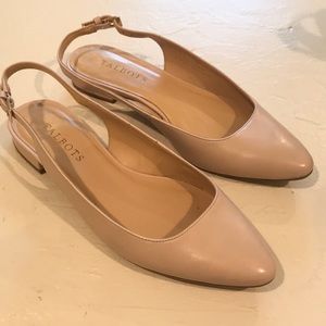 Tan flats by Talbots